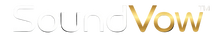 SoundVow logo in white on a black background